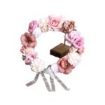 זר לראש לבן וורוד