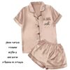 ⁦פיג'מה סטאן קצרה כולל מיתוג שם⁩ – תמונה ⁦3⁩