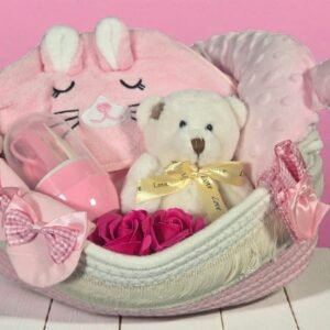 סט מתנה להולדת הבת | מתנה ליולדת